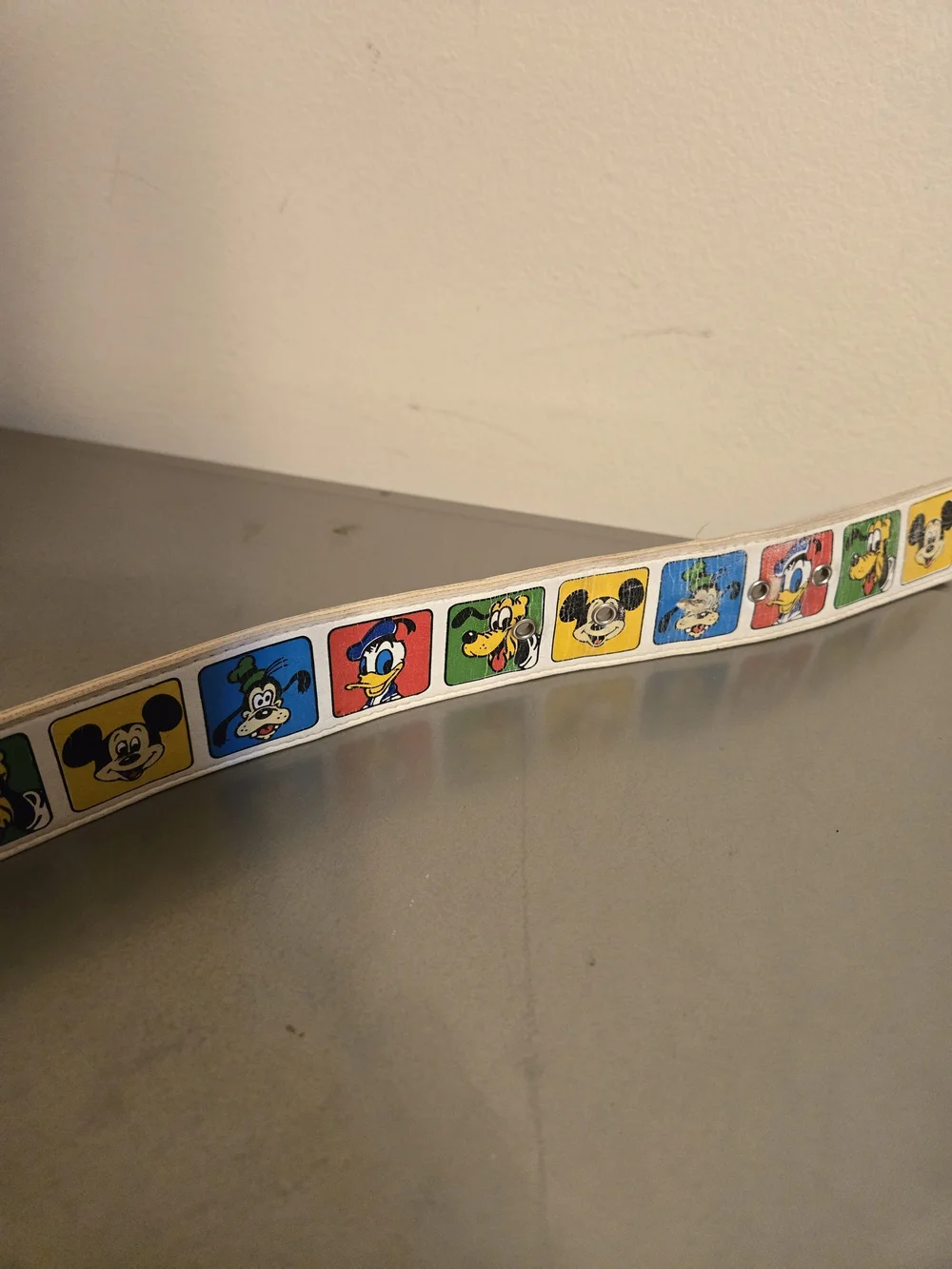 Disney Mickey Mouse Belt Vintage Cartoon Character Belt